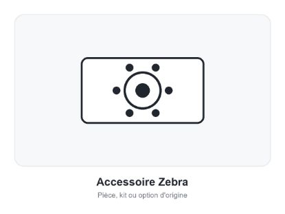 Image de Zebra Mitaine de rechange pour montage sur le dos de la main WS501, main droite - taille moyenne